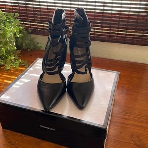 Nine West | Black Leather Toughyo Boots | Size 7.5